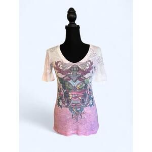 Vintage Y2K RAW fairy butterfly graphic tee 🦋 Size Medium